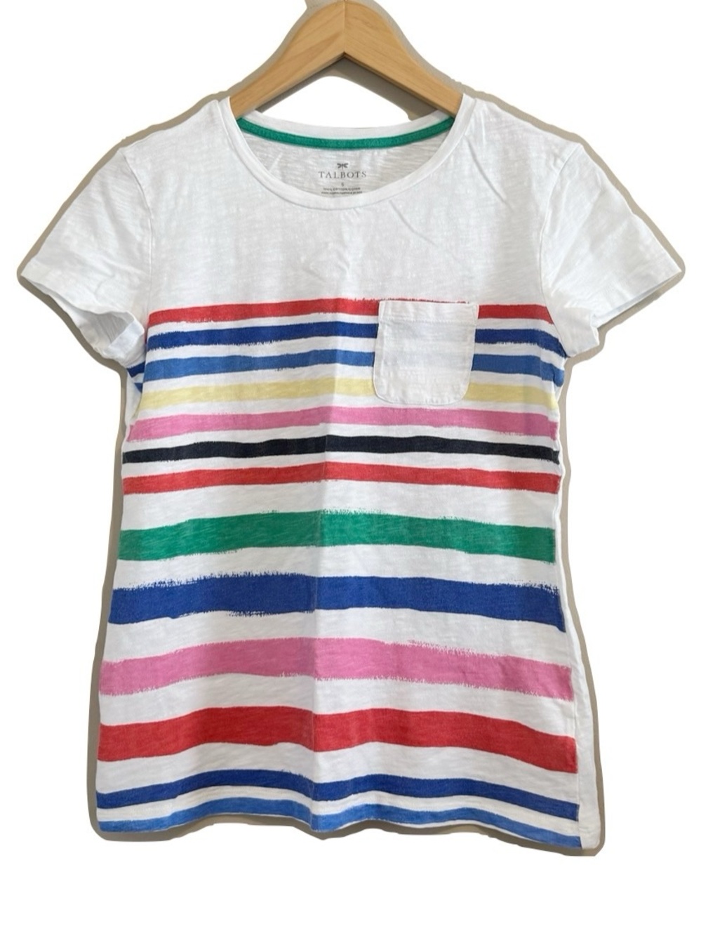 Talbots Striped T-Shirt Small